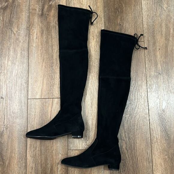 Stuart Weitzman Genna 25 Over The Knee Suede Boots Size 5 Made In Spain - Picture 3 of 12